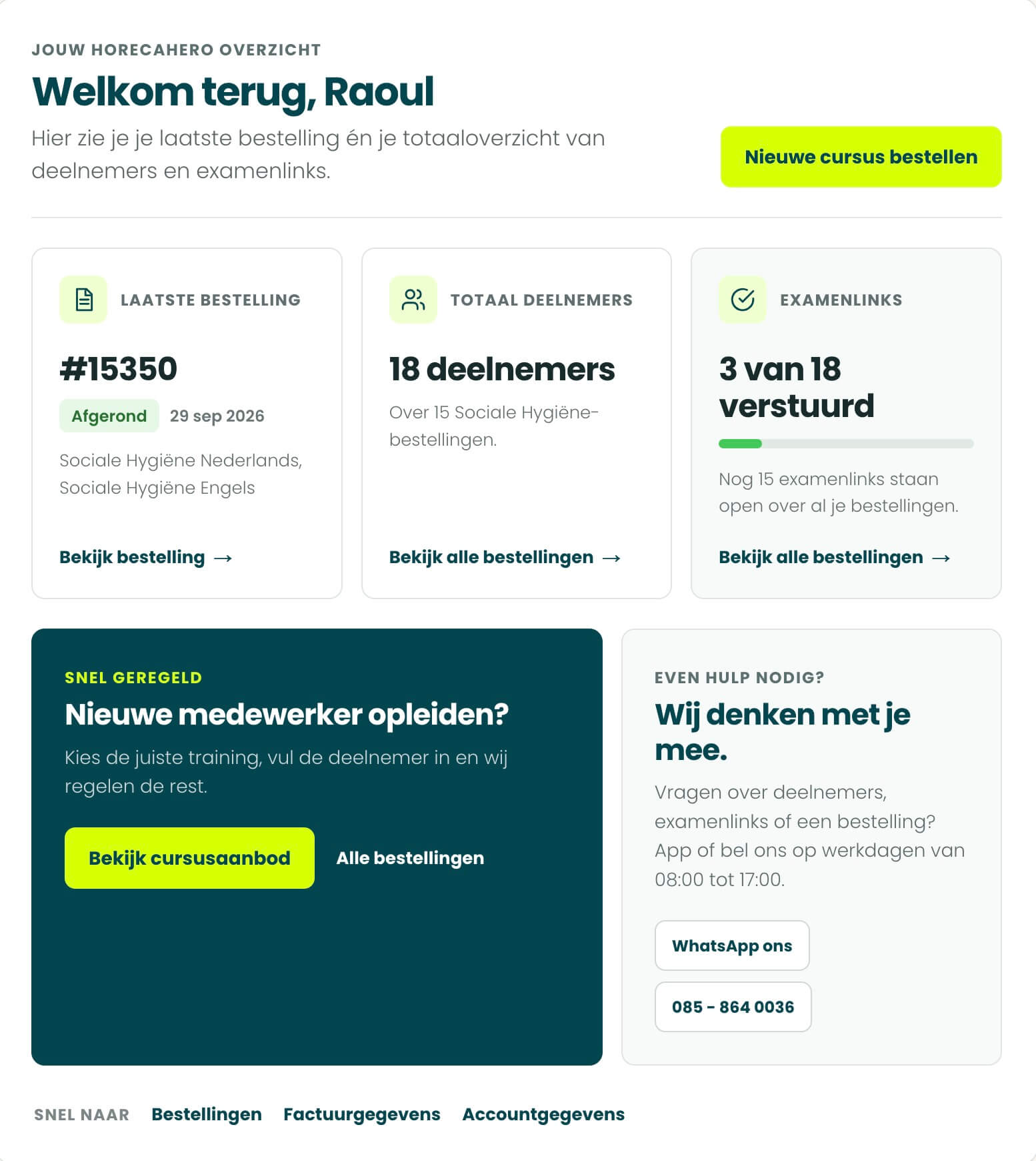 bestelaccounbestelaccount horecaherot-horecahero bestelaccount horecahero