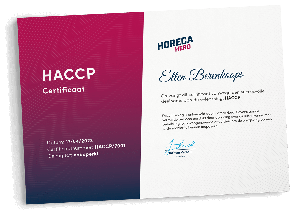 HACCP Certificaat